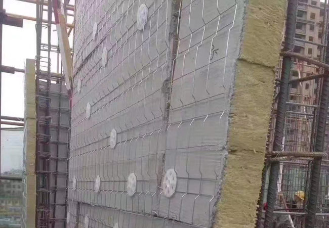 Rock wool for building wall and roof insulation